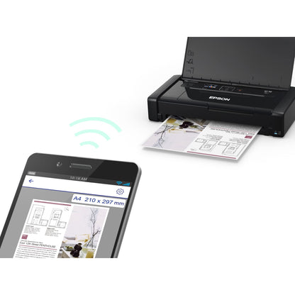 🔋✨ Impresora Móvil Epson WF-110 — Compacta, Inalámbrica y Profesional