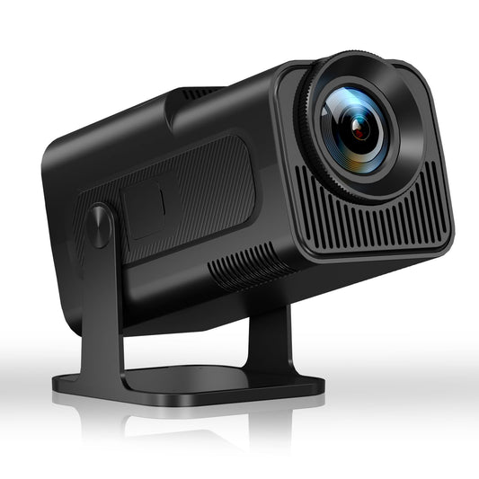 [180°Adjustable Stand]HIPPUS Smart Mini Projector with WiFi and Bluetooth, Full HD 1080P, Auto Keystone, Portable Ceiling Projector,Wifi 6,Android 11.0 (Black)